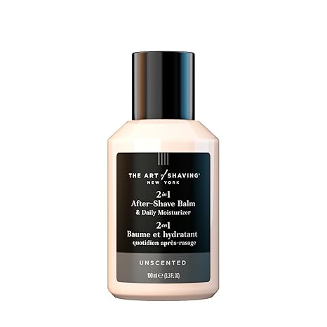 The Art of Shaving After-Shave Balm for Men - Face Moisturizer, Clinically Tested for Sensitive Skin, Unscented, 3.3 Ounce