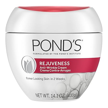 POND'S Anti-Wrinkle Anti-Aging Face Moisturizer with Alpha Hydroxy Acid and Collagen, 14.1 oz (Pack of 1)