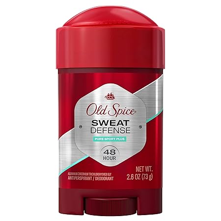 Old Spice Sweat Defense Antiperspirant and Deodorant Soft Solid for Men, Pure Sport Plus, 2.6 oz