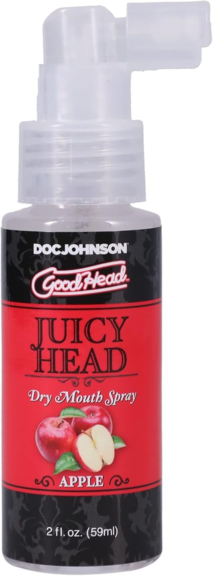 Doc Johnson GoodHead - Wet Head - Dry Mouth Spray - Instantly Moisturize Your Mouth - Juicy Apple - 2 fl. oz.(59 ml)