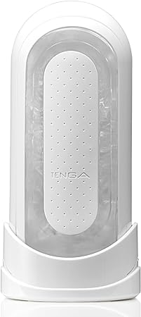 TENGA FLIP 0 (Zero) Men Masturbation Device, Reusable Pleasure Toy Cup Massager and Personal Masturbation Toy, TFZ-001 White