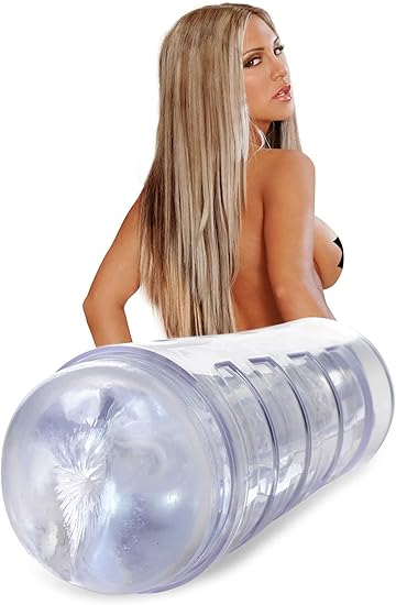 Mistress Brianna Diamond Deluxe Ass Stroker Toy for Men, Women, and Couples, Adult Sex Pleasure Toys, Male Masturbators Realistic Textured Pocket Anal - Clear Stroker