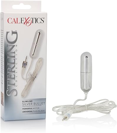 CalExotics Sterling Collection Slimline Silver Bullet Vibrator for Women