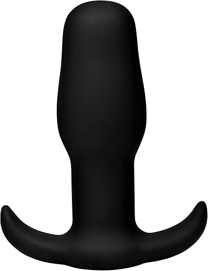 Lynx Silicone Anal Plug with Remote Control - Black