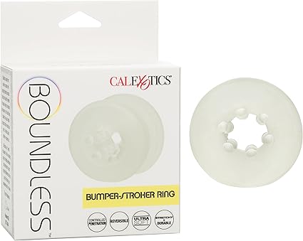 CalExotics Boundless Bumper-Stroker Ring, Fucntion as Male Masturbator or Stopper Ring - SE-2698-50-3