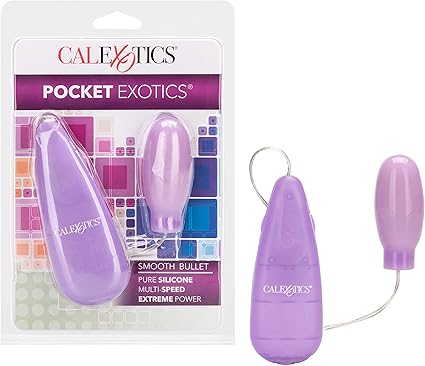 CalExoticss Silicone Slims Vibrating Smooth Bullet