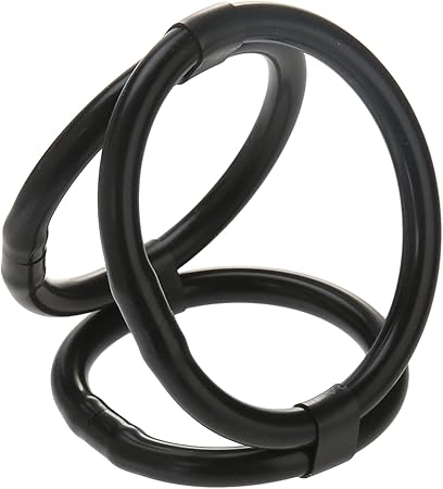 Easy Release Tri Cock and Ball Ring, Black (VF888)