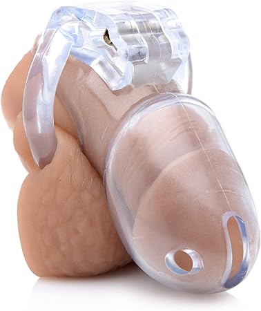 Master Series Clear Captor Chastity Cage - Medium