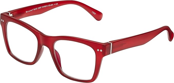 SAV Eyewear, Blue Light Readers, Barcelona, +1.50, Red