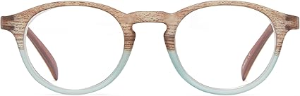 Eyewear - Laredo - Aqua/Woodgrain - +3.00, Multi, 73446008