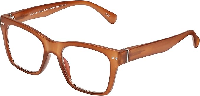 SAV Eyewear, Blue Light Readers, Barcelona, +2.50, Tan