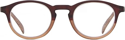 ICU Eyewear - Laredo - Brown/Woodgrain - +2.50