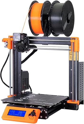 Original Prusa i3 MK3S+ 3D Printer, Ready-to-use FDM 3D Printer, Assembled and Tested, Removable Print Sheets, Filament sample Included, Print Size 9.84×8.3×8.3 in.