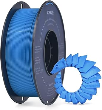 PLA Filament 1.75mm Pla 3D Printer Filament, 2.2lbs (1kg) 3D Printing Filament Blue Dimensional Accuracy +/- 0.02 mm 1-Pack