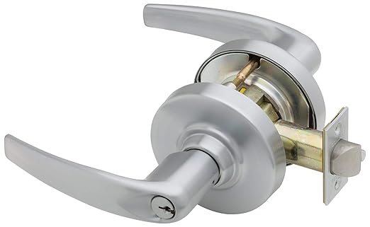 Schlage Commercial L463P626LH Left Hand Classroom Small Case Mortise Deadbolt with C Keyway Satin Chrome Finish