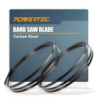 POWERTEC 56-7/8 Inch Bandsaw Blades, 1/4