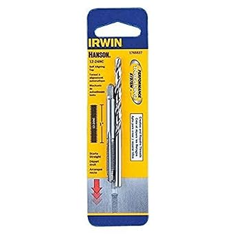 Irwin Tools Hanson 1765537 12-24/#16 Drill with Tap Combo