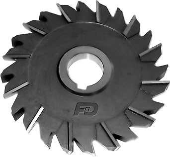 F&D Tool Company 10501-A108 Plain Milling Cutter, Light Duty, High Speed Steel, 2 1/4