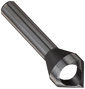 KEO 53514 Cobalt Steel Single-End Countersink, Uncoated (Bright) Finish, 82 Degree Point Angle, Round Shank, 3/8