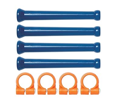 Loc-Line Coolant Hose Extended Element Kit, Acetal Copolymer, 8 Piece, 1/4