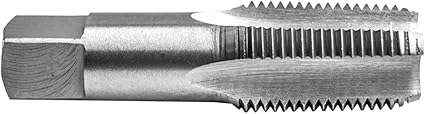 Century Drill & Tool – 97204 Carbon Steel Pipe Thread Tap – 14NPT – Precise Threading, for Use with Size 23/32” Drill, Home Improvement, DIY, Construction