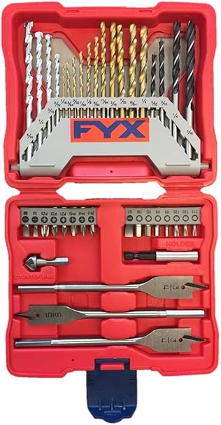 Household Drill and Drive Mixed Set for Wood, Metal and Masonry (40 pcs)