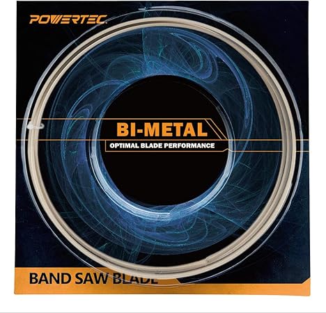 POWERTEC 72-1/2 Inch Bi-Metal Bandsaw Blades, 1/2