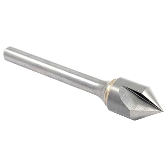 HHIP 2002-0250 Single Flute 82 Degree Carbide Countersink, 1/4-Inch Size