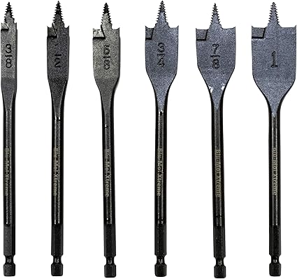 Disston 6pc. Threaded Spade Bit Set (3/8