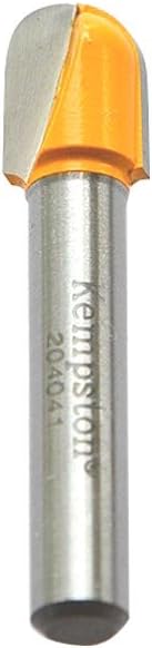 Kempston 204041 Round Nose Bit, 1/4-Inch Shank, 3/8-Inch Cutting Diameter by 1/2-Inch Cutting Length