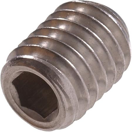 4427 M6-1.00 x 12mm Metric Stainless Steel Socket Set Screw (10-Pack)