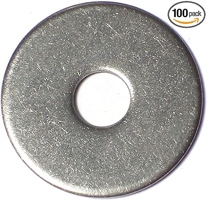 014973241124 Fender Washers, 1/4 x 1-1/4-Inch, 100-Piece