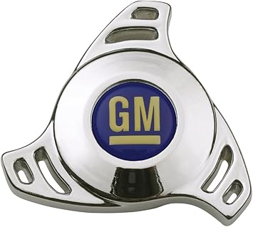 Proform 141-332 Chrome Air Cleaner Wing Nut with Small Hi-Tech GM Logo for 1/4-20