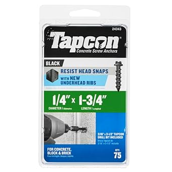 Tapcon 24343 1/4