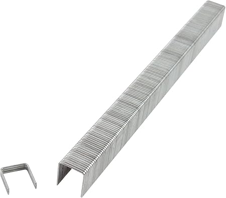 B&C Eagle 71/06 1/4-Inch Length x 3/8-Inch Crown x 22 Gauge Galvanized Fine Wire Staples (10,000 per box)