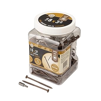 Nuvo Iron Deck Screws Jar #8 x 3