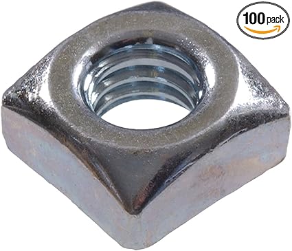 160300 1 1 1 1/4-20 Square Nut, 100-Pack