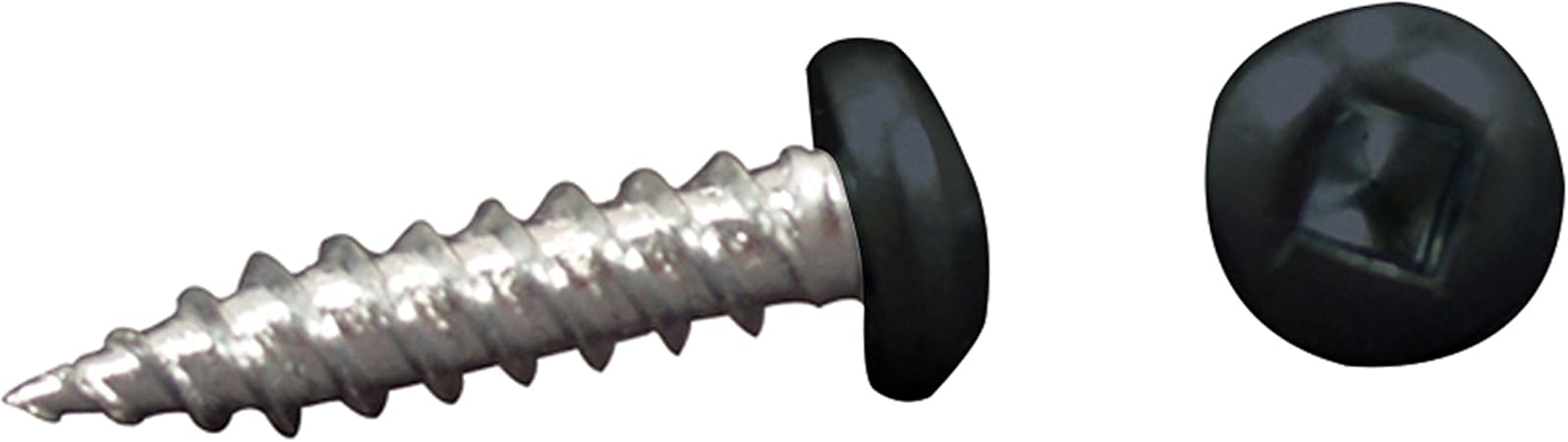 AP Products 012-PSQ50 BL 8 X 1 Black Finish #8 Pan Head Screw, 1