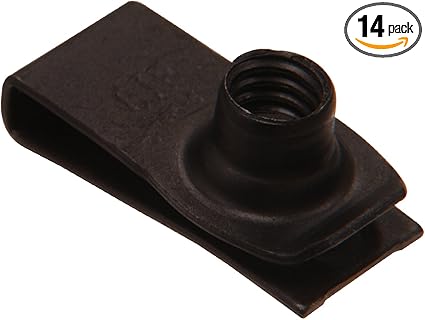 58457 3/8-16-Inch Long Extruded U-Nut, 14-Pack