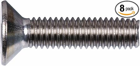 44054 5/16-18 x 1-1/4-Inch Flat Socket Cap Screw, Stainless Steel, 8-Pack