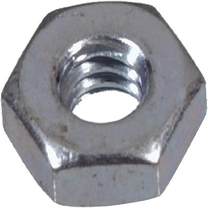 590506 Hex Nuts, 1/4-20-Inch, Zinc, 10-Pack