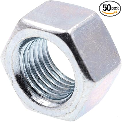 Prime-Line 9086637 Finished Hex Nuts, Grade 5, 3/8 In.-24, Grade 5 Zinc Plated Steel (50 Pack)