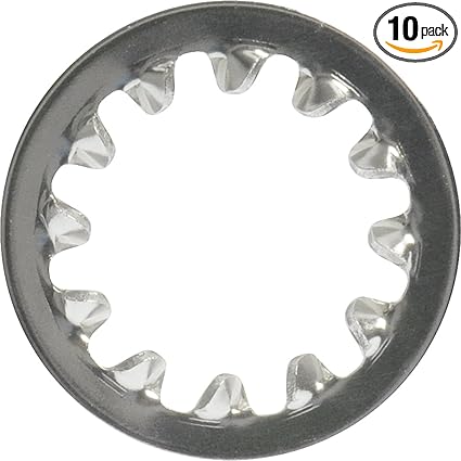 43795 5/16-Inch Internal Tooth Lock Washer, Stainless Steel, 50-Pack