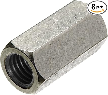 The Hillman Group 45133 5/16-18-Inch Stainless Steel Coupling Nut, 8-Pack