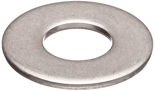 Small Parts M8D125A Steel Flat Washer, Zinc Plated Finish, DIN 125, Metric, M8 Screw Size, 8.4 mm ID, 16 mm OD, 1.6 mm Thick (Pack of 100)