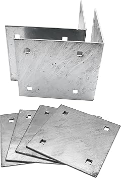 Extreme Max 3005.5516 Dock Inside Corner Bracket Kit - Includes Two Inside Corners and Four Backer Plates