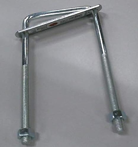 National Hardware N222-372 2192BC Square U Bolt in Zinc plated,#657-3/8