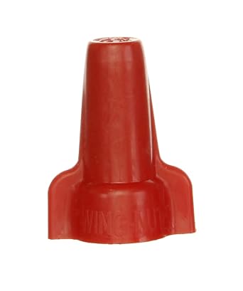 IDEAL Electrical 30-452 Wing-Nut 452 Wire Connector, Red (Pack of 100)