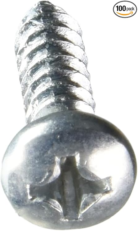 41059 Zinc-Plated Phillips Pan-Head Sheet Metal Screws (#8 x 5/8