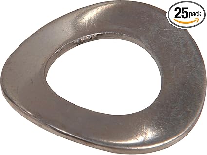 3638 M7 Metric Spring Wave Washer, 25-Pack